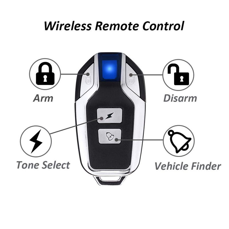 Mengshen Updated Anti Theft Bicycle Alarm, 113dB Waterproof Wireless Alarm with Remote Control for Bike, E-Bike, Motorcycle, Scooter, Trailer - Image 3